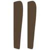 vidaXL Boxspringbett mit Matratze Dunkelbraun 90x190 cm Stoff
