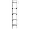 vidaXL B&uuml;cherregal 5 B&ouml;den Grau Sonoma 35x30x174 cm Holzwerkstoff