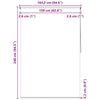 vidaXL Duschrollo 160x240 cm Kreismuster