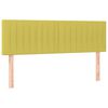 vidaXL Boxspringbett mit Matratze Gr&uuml;n 140x190 cm Stoff