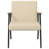 vidaXL Sessel Creme 59 x 75 x 78 cm Stoff