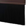 vidaXL Aufsteck T&uuml;rb&uuml;rstendichtungen 12 pcs Braun 100 cm