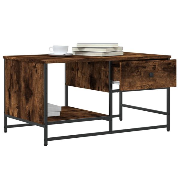 vidaXL Couchtisch R&auml;uchereiche 85,5x51x45 cm Holzwerkstoff