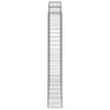 vidaXL Gabionen mit Hochbogen 5 Stk. 200x30x200/220cm Verzinktes Eisen