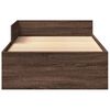 vidaXL Bettgestell ohne Matratze Braun Eiche 90x190 cm Holzwerkstoff