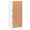 vidaXL Sideboard mit LED-Beleuchtung Wei&szlig; 41x37x100 cm