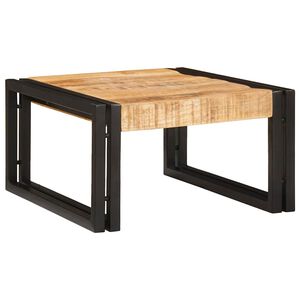 vidaXL Badregal f&uuml;r Braun 40 x 50 x 23 cm Massives rohes Mangoholz