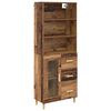 vidaXL Highboard Altholz 69,5 x 34 x 180 cm Holzwerkstoff