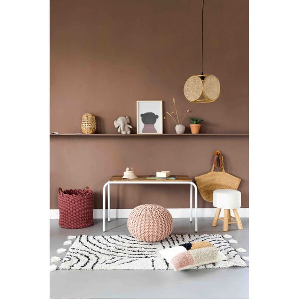 KidsDepot Tisch Original Mangoholz Wei&szlig;