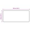 vidaXL Teppichl&auml;ufer MARSA Mehrfarbig 100 x 50 cm Polyester und PVC