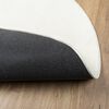 vidaXL Teppich OVIEDO Kurzflor Creme &Oslash; 120 cm