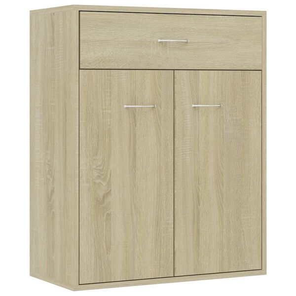 vidaXL Sideboard Sonoma-Eiche 60x30x75 cm Holzwerkstoff
