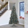 vidaXL K&uuml;nstlicher Weihnachtsbaum Gr&uuml;n 240 cm PVC, Plastik und Stahl