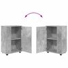 vidaXL TV-Schrankset Wandmontiert 4 pcs Beton Grau Holzwerkstoff