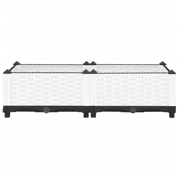 vidaXL Hochbeet 80x40x23 cm Polypropylen