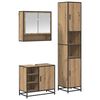 vidaXL Badezimmerm&ouml;bel-Set 3 Stk. Artisan-Eiche 35 x 37,5 x 188,5 cm