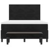 vidaXL Boxspringbett mit Matratze Schwarz 160 x 200 cm Samt