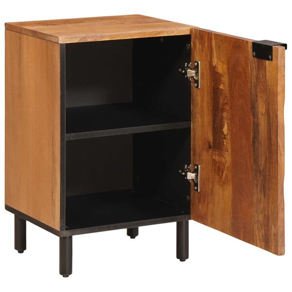 vidaXL Badezimmerschrank Braun 38 x 33 x 58 cm Massivholz Mango
