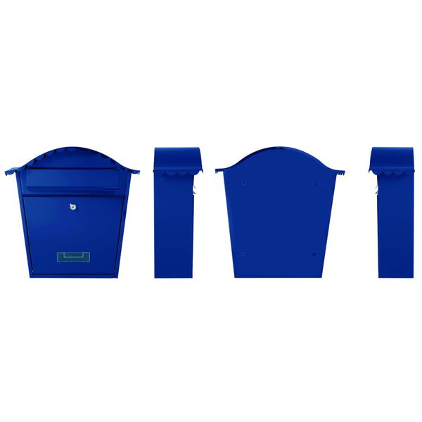 Perel Briefkasten Paris Blau