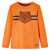 Kinder-Langarmshirt Dunkelorange 104