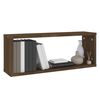 vidaXL W&uuml;rfelregale 4 Stk. Braun Eichen-Optik 60x15x23cm Holzwerkstoff