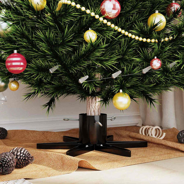 vidaXL Weihnachtsbaumst&auml;nder 1.73 Schwarz 50 x 50 x 15,5 cm Stahl