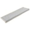vidaXL Stufenmatten 15 Stk. 65x21x4 cm Silber Rechteckiger Rand