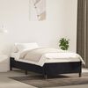 vidaXL Bettgestell ohne Matratze Schwarz 100x200 cm Samt