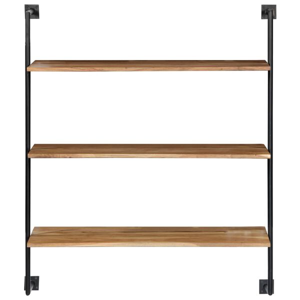 vidaXL Wandregal 94x35x113 cm Massivholz Akazie