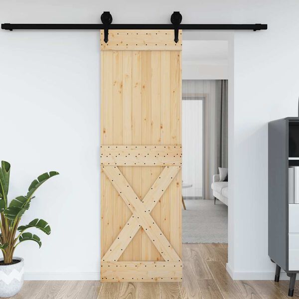 vidaXL T&uuml;r NARVIK 70x210 cm Massivholz Kiefer