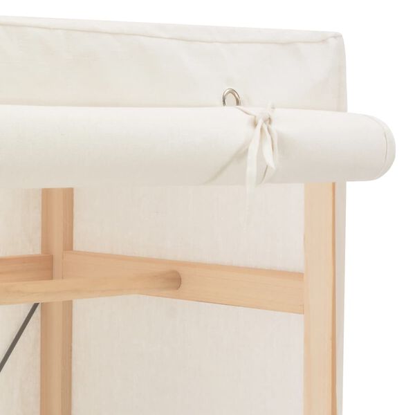 vidaXL Kleiderschrank Wei&szlig; 79 x 40 x 170 cm Stoff