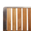 vidaXL Outdoortisch-Set 5 pcs Braun Massivholz Teak