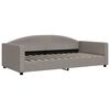 vidaXL Tagesbett Taupe 100x200 cm Stoff