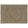 vidaXL Bereichsteppich Nat&uuml;rlich und Schwarz 120 x 170 cm Jute