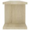 vidaXL Wandregale 2 Stk. Sonoma-Eiche 90x18x20 cm Holzwerkstoff