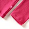 Kinder-Langarmshirt Knallrosa 140