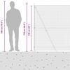 vidaXL Zaunpfosten Gr&uuml;n 10 x 1,6 m (25 x 25 mm Maschenweite)