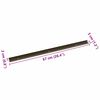 vidaXL Treppenkantenprofile 30 pcs Braun 67 x 3 x 2 cm Aluminium