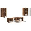 vidaXL TV-Schrankset 4 pcs Altholz Holzwerkstoff