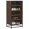 vidaXL Schuhregal Braun Eichen-Optik 48x38x97,5 cm Holzwerkstoff