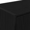 vidaXL Garagen-Wandschrank Schwarz Holzwerkstoff