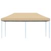 vidaXL Party-Zelt Beige 292 x 580 x 315 cm Oxford-Stoff
