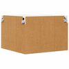 vidaXL H&auml;ngeschrank Betongrau und Wei&szlig; 57 x 57 x 40 cm Holzwerkstoff