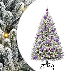 vidaXL K&uuml;nstlicher Weihnachtsbaum 120 cm 150 LEDs Warmes Wei&szlig;