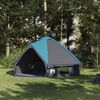vidaXL Teepee Zelt mit Dach Blau und Grau 490 x 410 x 210 cm