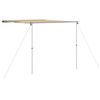 vidaXL Wohnwagen-Markise 2,4x3x2,15 m Beige