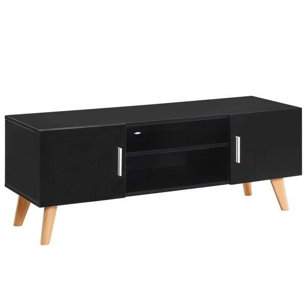 vidaXL TV-Schrank Schwarz 120&times;40&times;46 cm MDF