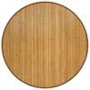 vidaXL Teppich Rund Natur 100 cm Bambus