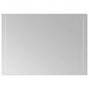 vidaXL LED-Badezimmerspiegel Transparent 50 x 70 cm Geh&auml;rtetes Glas