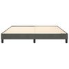 vidaXL Boxspringbettgestell Dunkelgrau 180x200 cm Samt